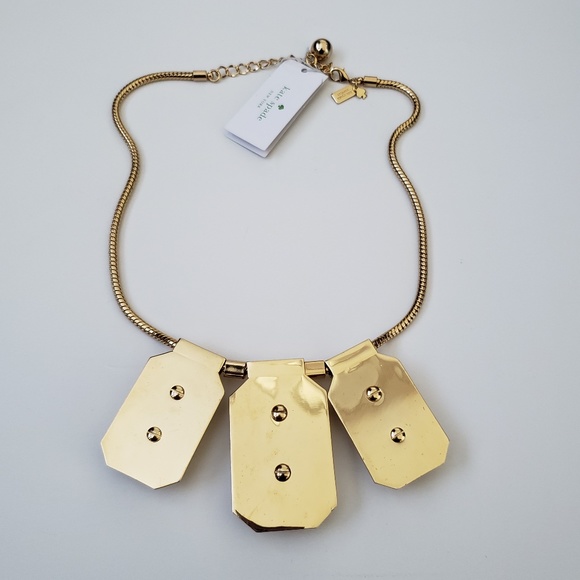 Kate Spade Black and Gold Statement Necklace - Picture 4 of 6